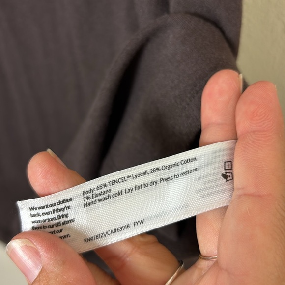 Eileen Fisher Brown Crewneck Tunic Sweater Shirt Top Size 1X - Picture 4 of 6